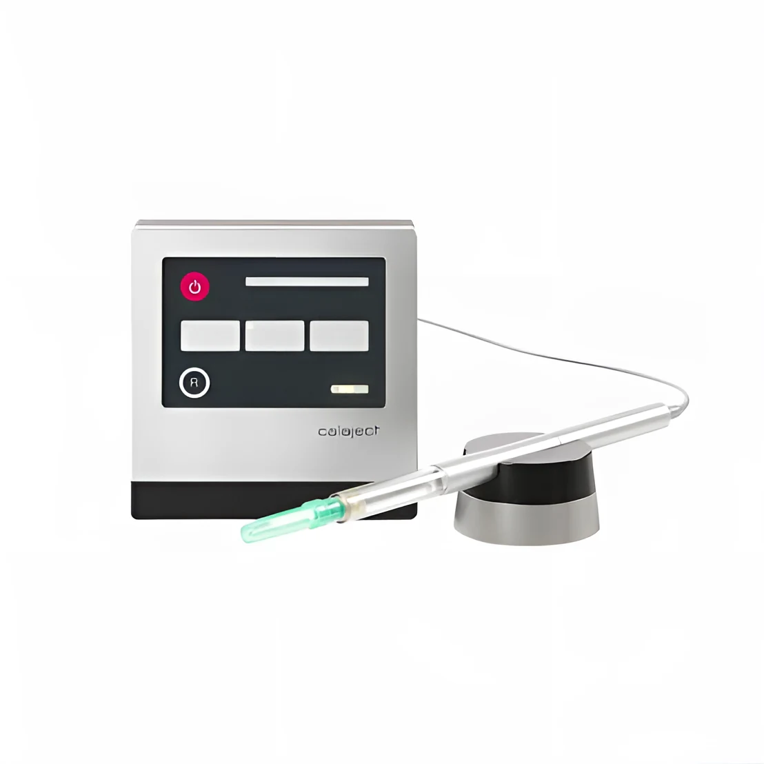 The Calaject computer-guided local anaesthetic system with its pen-like handpiece